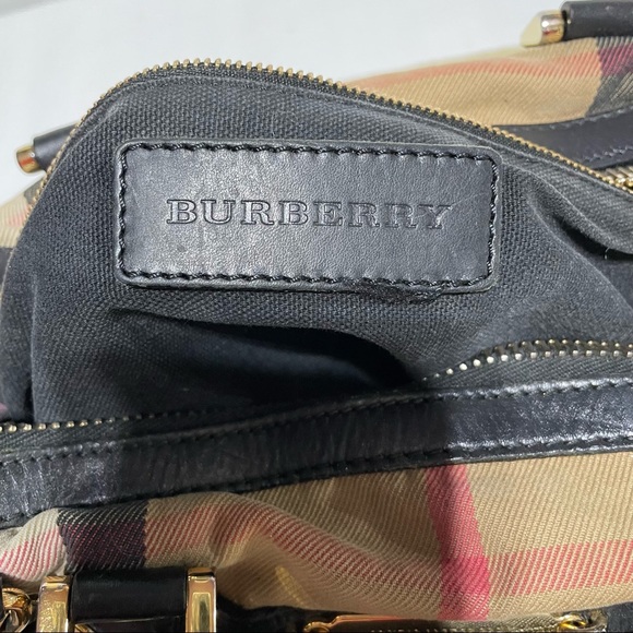 Burberry Pre-owned Bridle House Check Orchard Bowling Bag - Picture 16 of 16